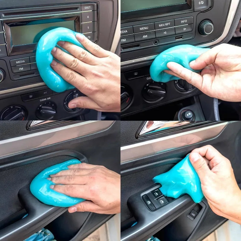 Eco-Friendly Car Interior Cleaning Kit - Dust Removing Seaweed Slime