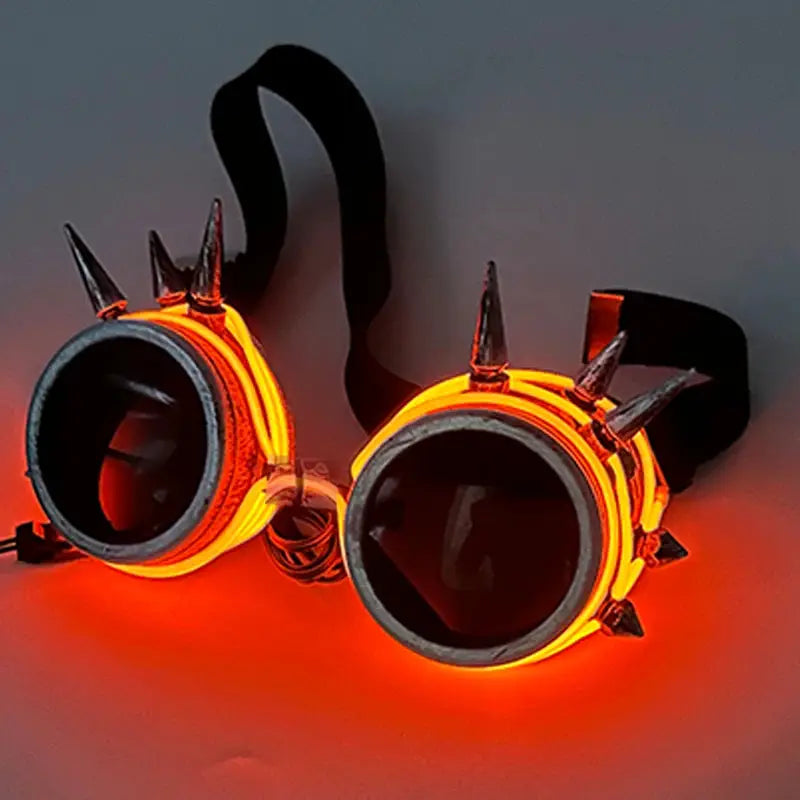 New Cool Cyberpunk Style Glasses Glowing Party Decor Luminous LED Sunglasses Lighting Up Bar Rave Music Dancing Party - ToylandEU