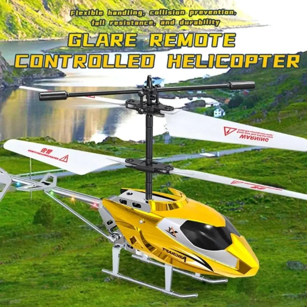 RC Helicopter 3.5CH 2.5CH Remote Control Airplane USB Charging Fall - ToylandEU