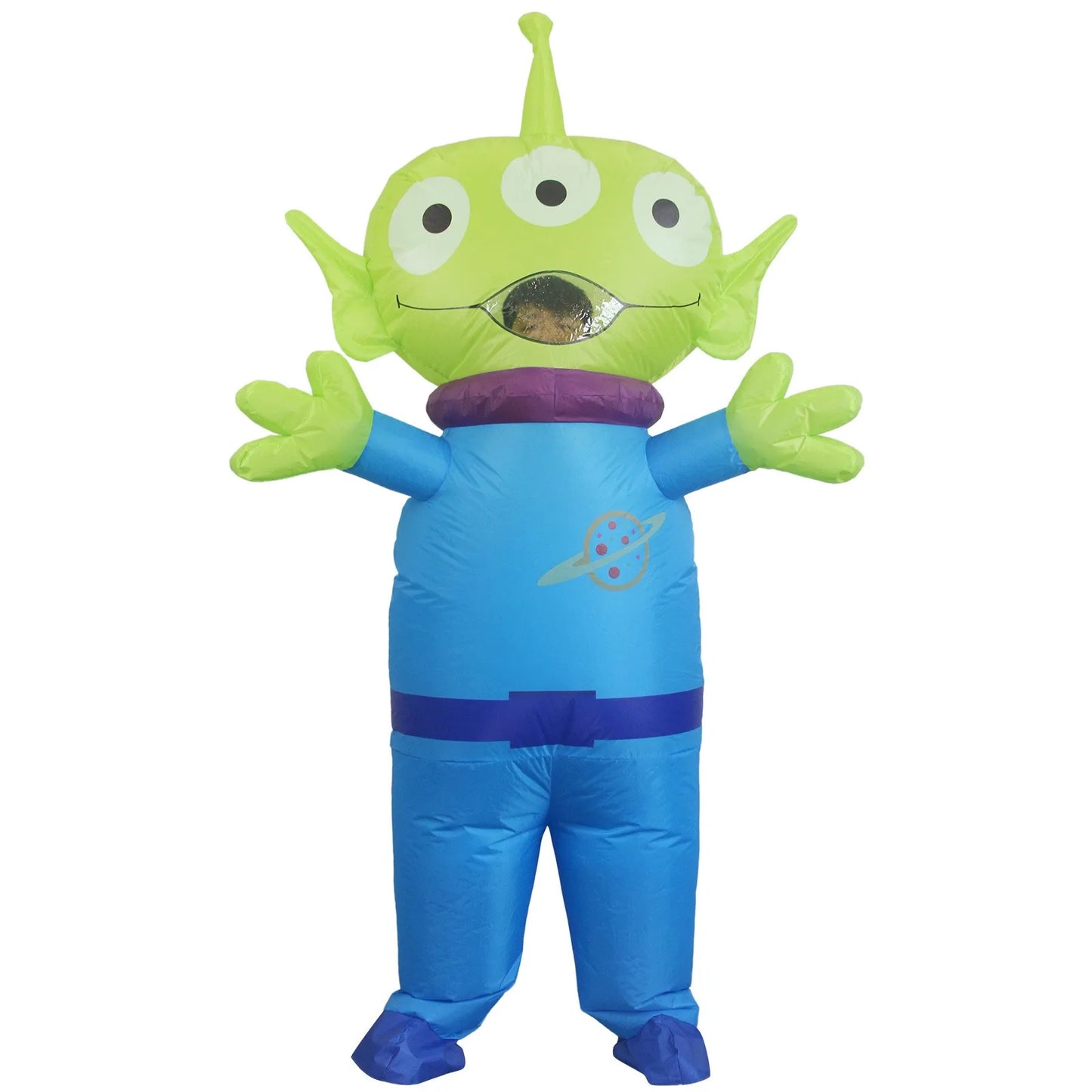 Inflatable Halloween Costume | Ghost Design | Soft Polyester | Unisex Fit
