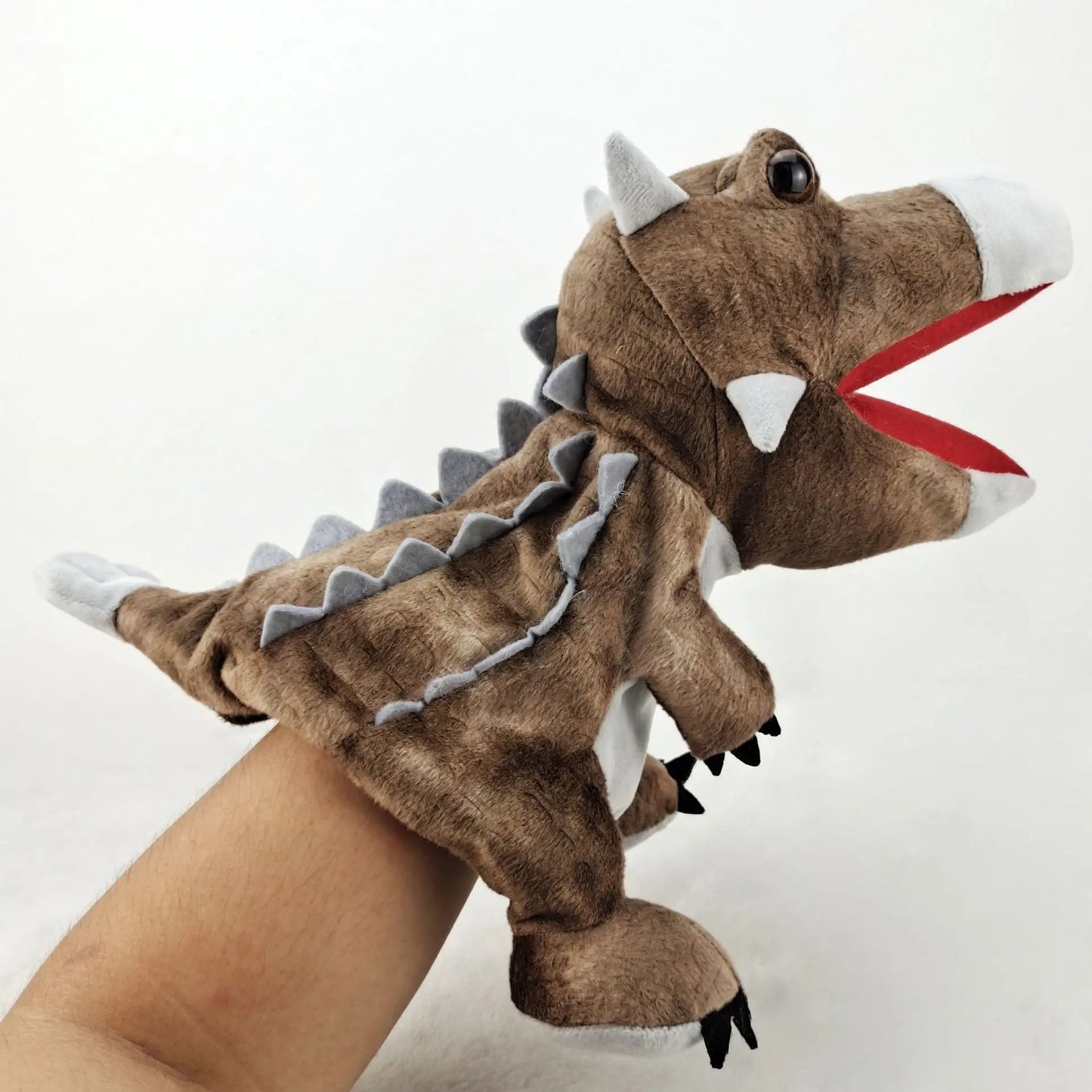 Dinosaur Hand Puppet Plush for Kids and Performances