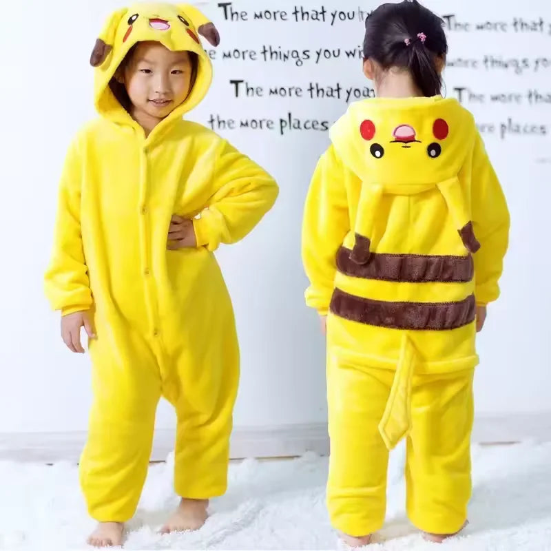 Pikachu Onesie | Warm Flannel | Fleece Lined | Adult And Kid Sizes