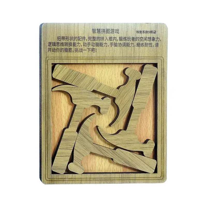 Wooden Tangram Puzzle Educational Toy Boosts Spatial Skills - ToylandEU