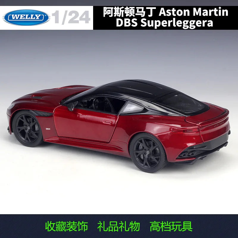 Diecast Car Model | Aston Martin DBS Superleggera | 1:24 Scale Alloy | 19.7 cm