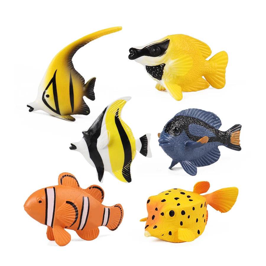 Premium Plastic Animal Figurines Ocean Life For Kids - ToylandEU