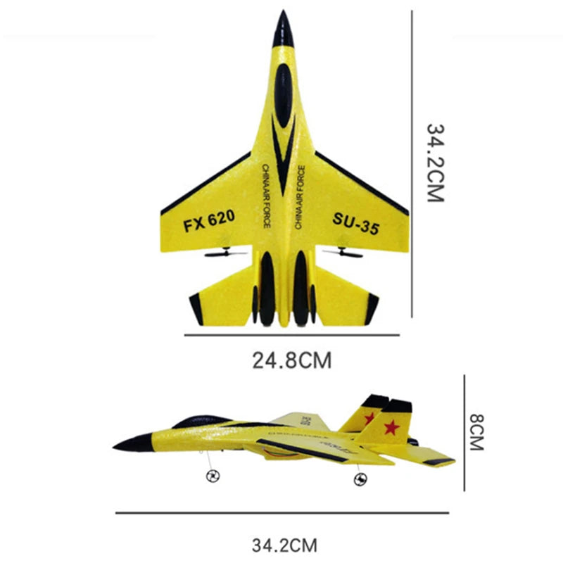 SU-35 Ultimate FX-620 RC Airplane Kit - Perfect for Aerial Fun!