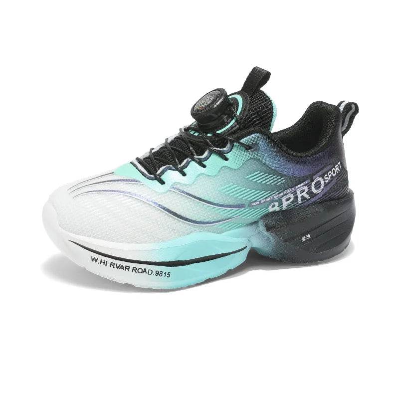 Mesh Breathable Running Shoes For Boys With Kids Buttons - ToylandEU