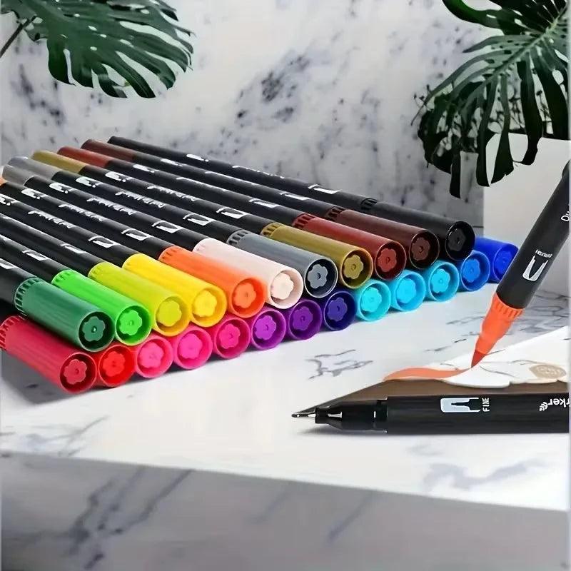 Watercolor Markers | Double Ended | Toylandeu™