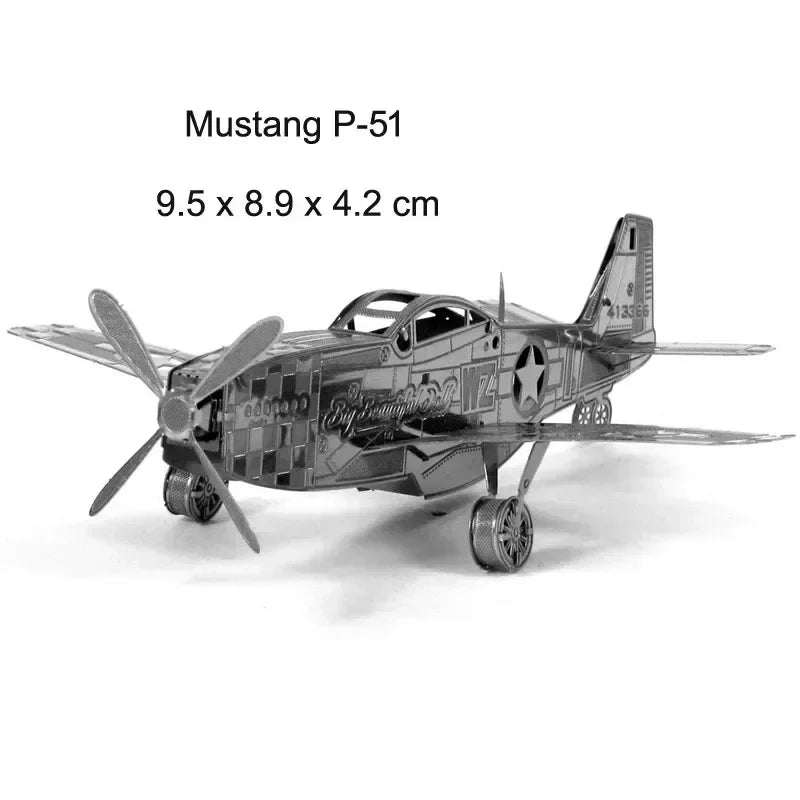 3D Metal Puzzle | Military Aircraft Kit | DIY Model Kit | J-20 J-10B