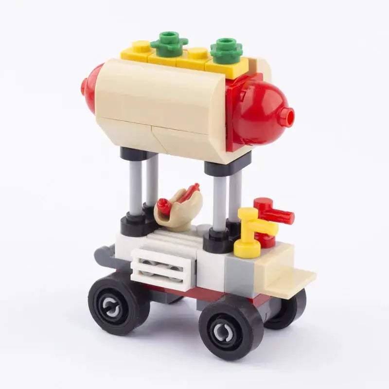 MOC City Series Scene Building Blocks Flower Shop Garden white poplar Men's restroom DIY Kids Toys Park Bench Street Lamp Toys - ToylandEU