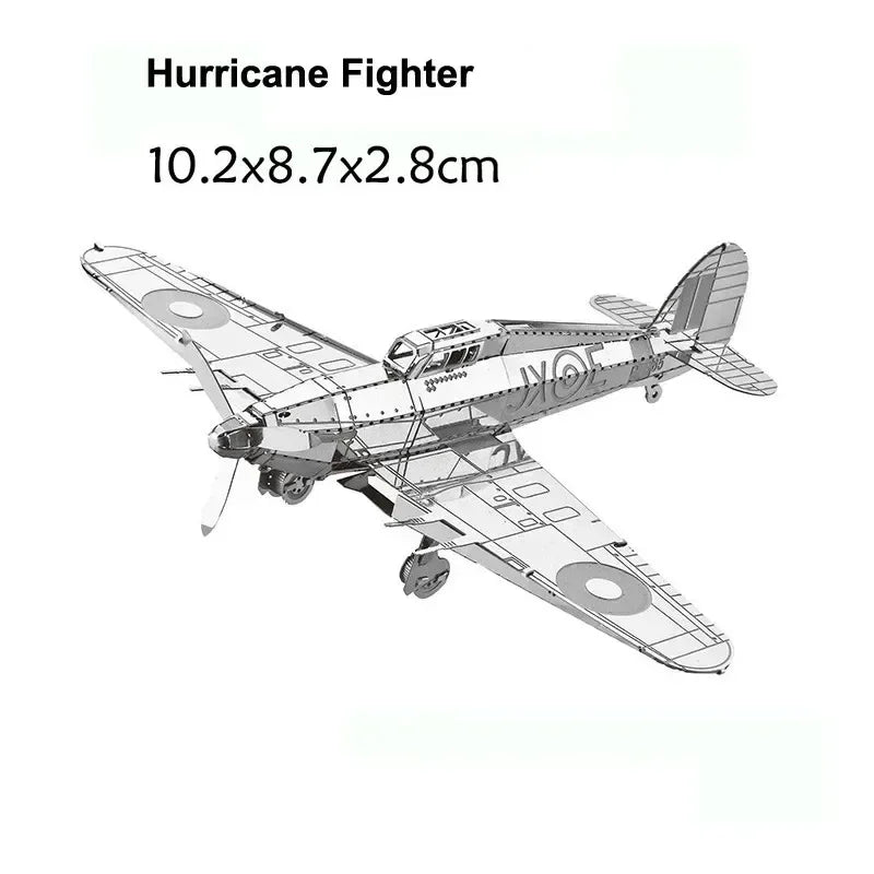 3D Metal Puzzle | Military Aircraft Kit | DIY Model Kit | J-20 J-10B