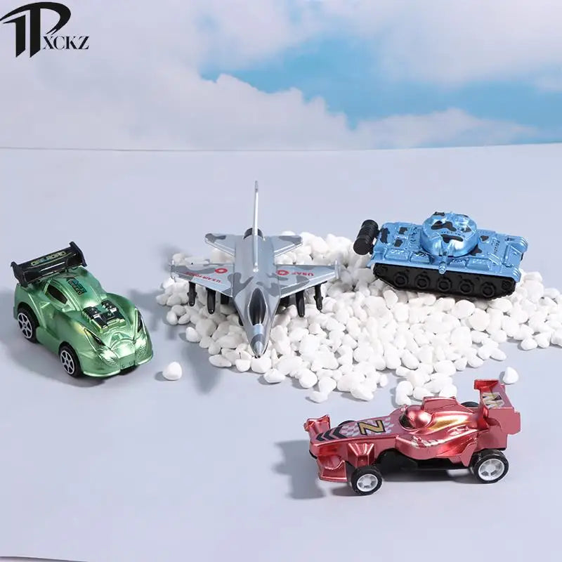 Mini Car Children's Toys Pull-back Car Tank Airplane Model Children's - ToylandEU