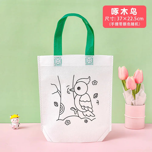 Personalized Graffiti DIY Bag Kit with Markers - Handmade Non-Woven Tote ToylandEU.com Toyland EU