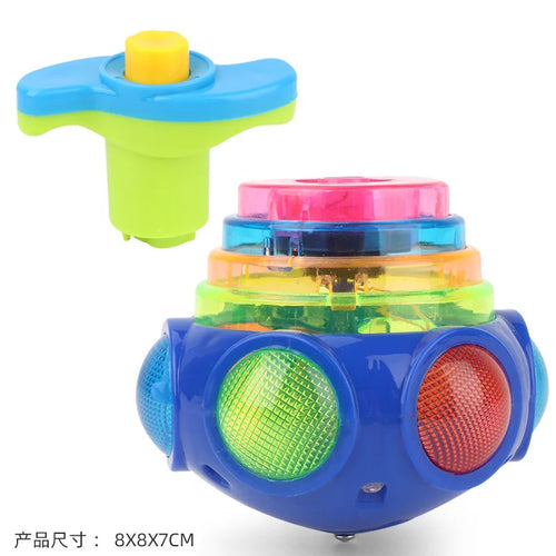 Luminous Glow-in-the-Dark Musical Spinning Fidget Gyro Toy ToylandEU.com Toyland EU