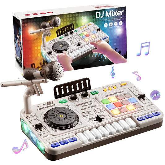 Kids DJ Mixer Toy For Educational Music Learning Play