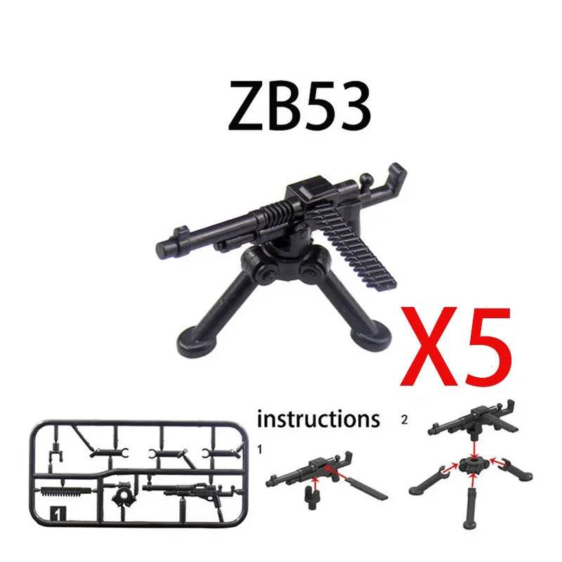 Premium Building Blocks Set Camouflage Military Equipment With Roadblock And Aircraft Parts For Kids - ToylandEU