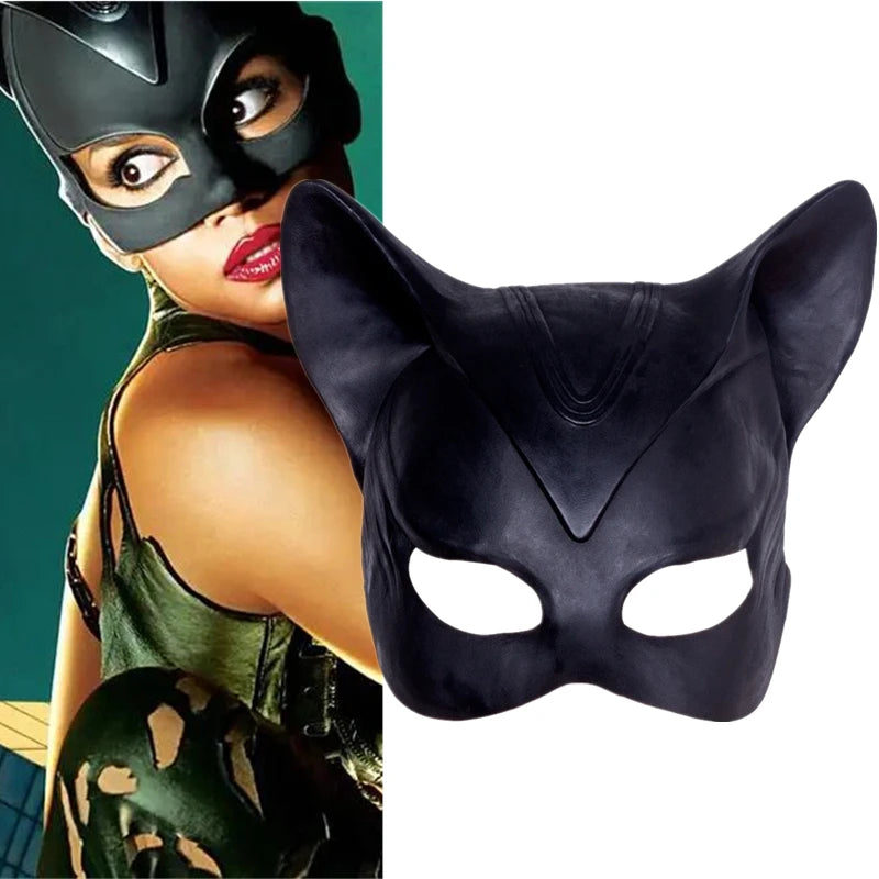 Catwoman Latex Mask | Character Selina Kyle | Material Latex | Adult One Size