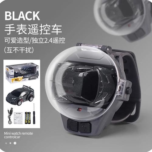 Remote Control Car Watch Mini Cute Wrist Band 2.4GHz Infrared Sensing ToylandEU.com Toyland EU