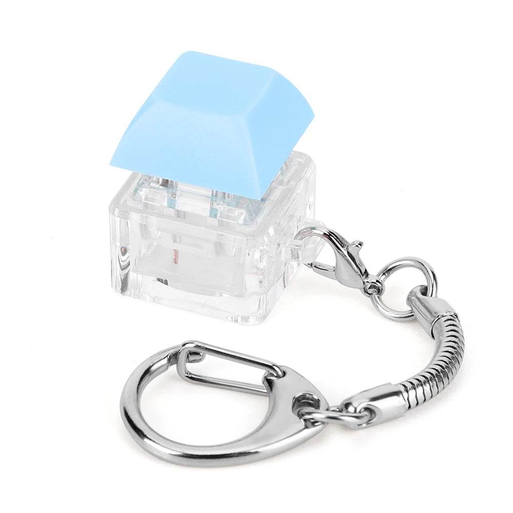 Finger Keyboard Fidget Toys 4 Keys Keyboard Clicker Toy Decompress Fingertip Keychain Finger Calming Keychain Stress Relief Toy - ToylandEU