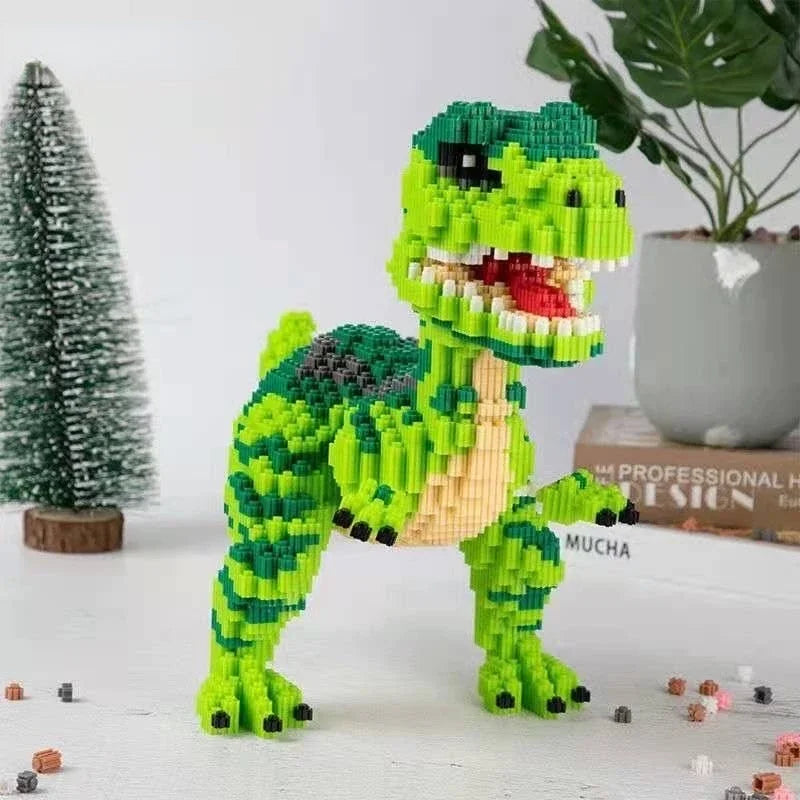 Giant Tyrannosaurus Rex Dinosaur Building Blocks Toy Without Original Packaging Box