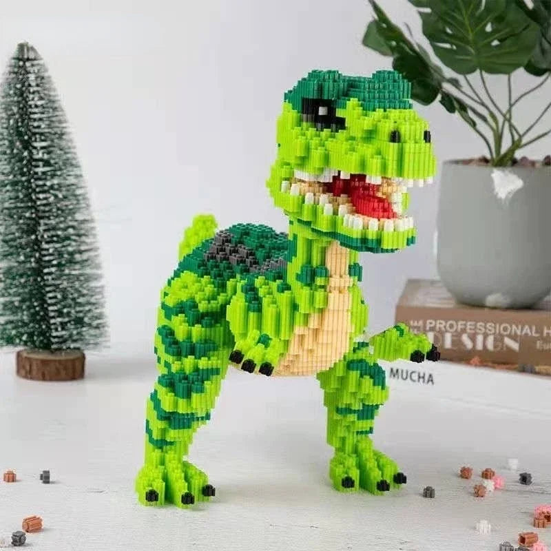 Giant Tyrannosaurus Rex Dinosaur Building Blocks Toy Without Original Packaging Box - ToylandEU