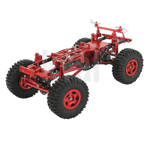 Metal Upgrade Car Frame with Double Front Axles For AXIAL 1/24 SCX24 ToylandEU.com Toyland EU