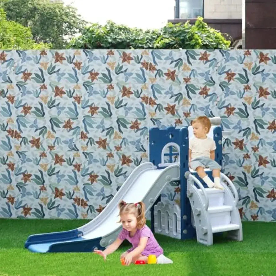 6 in 1 Toddler Slide for Toddlerand, Climber Slider for Indoor Outdoor Playground with Storage, Telescope, Basketball Hoop and - ToylandEU