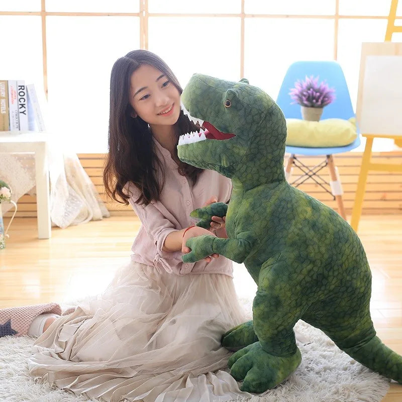 Dinosaur Plush Pillow Toy For Kids Soft Huggable Rex