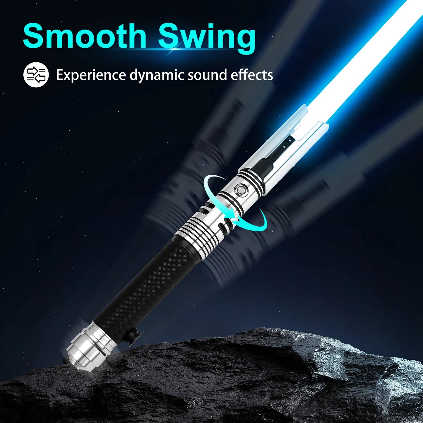 Lightsaber | RGB LED Blade | Metal Handle | Cosplay Prop