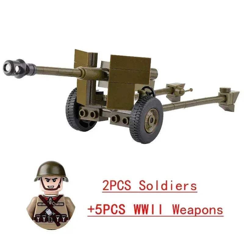 Lego Compatible Military Building Blocks Set With Weapons - ToylandEU