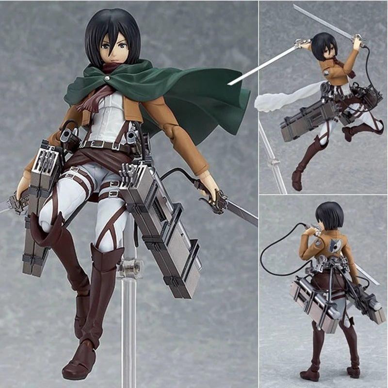 Anime Figure | Mikasa Ackerman | Attack on Titan PVC Figure | 19 cm
