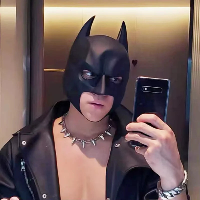 Bat Mask | Latex Material | Adult Cosplay Accessory | One Size