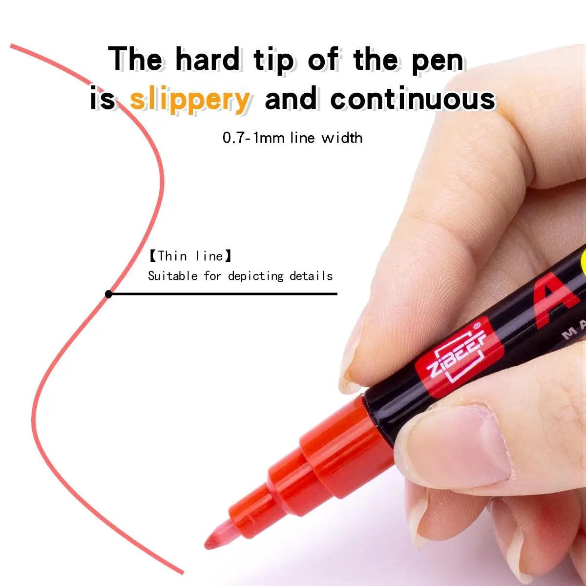 Acrylic Paint Markers | Waterproof | Toylandeu™