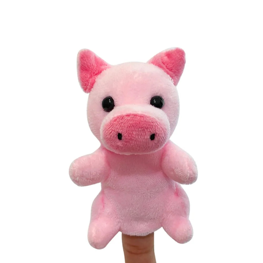 Farm Animal Finger Puppets | Soft Plush Design | 9 Cm Size | Early Learning