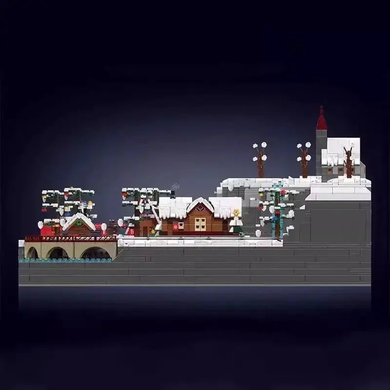 Mould King Christmas Series Train Amusement Park Electric Remote Control Assembly Building Block Toy12029 - ToylandEU