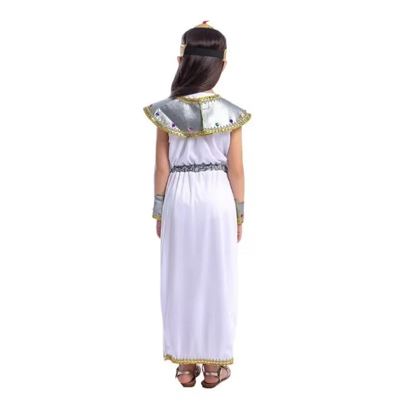 Enchanting Cleopatra Costume Set - Premium Egyptian Queen Dress for Girls