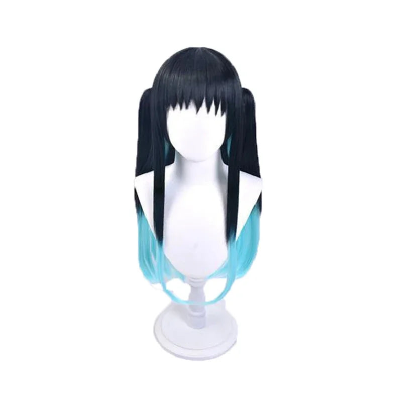 Demon Slayer Cosplay Costume | Knit Kimono With Wig | Unisex Adult | Halloween