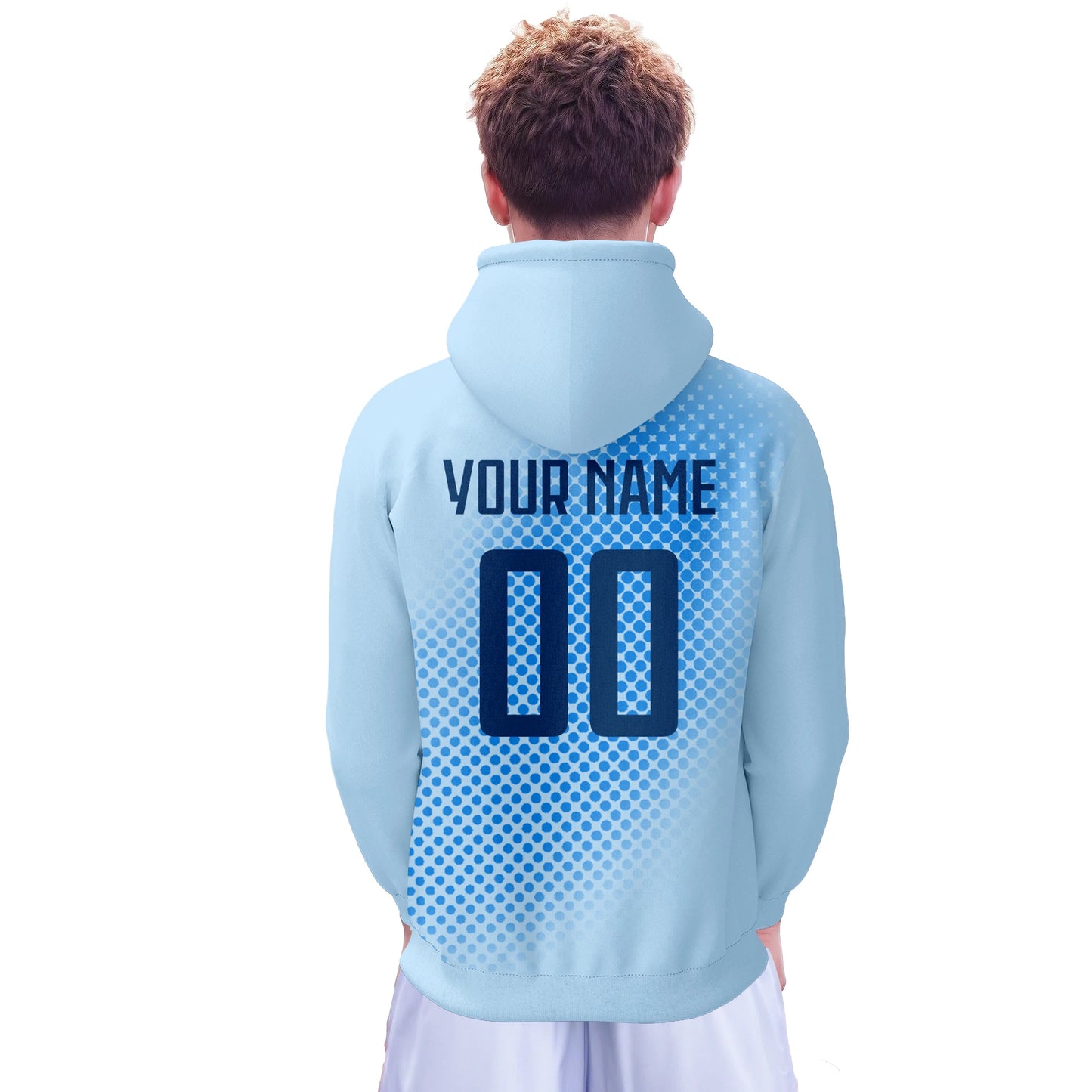 Personalized 3D Printed Argentina Soccer Hoodies with Name and Number - Unisex Football Sweatshirts for Sports Fans