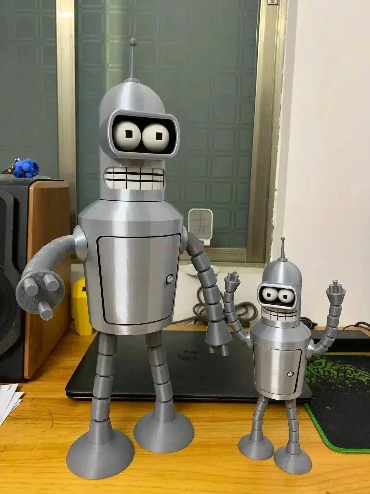 In Stock Cartoon Futurama Fry & Bender 3D Printing Action Figure Model Toys Gifts For Kids - ToylandEU