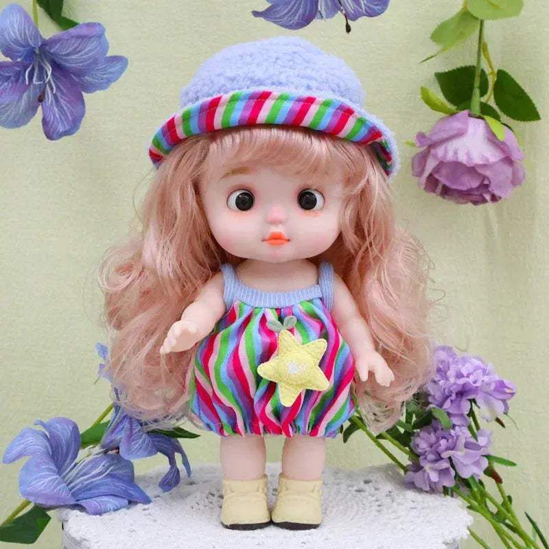 25cm Reborn Baby Doll For Girls Cute Big Head Design - ToylandEU