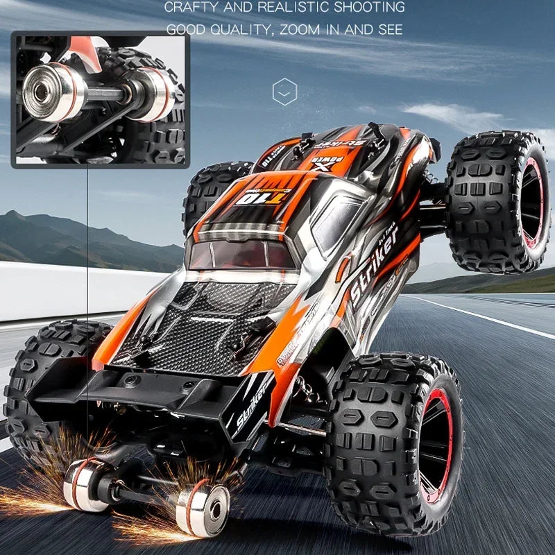 Lightning-Fast  2105A 4WD RC Monster Truck - 75KM/H Fun!