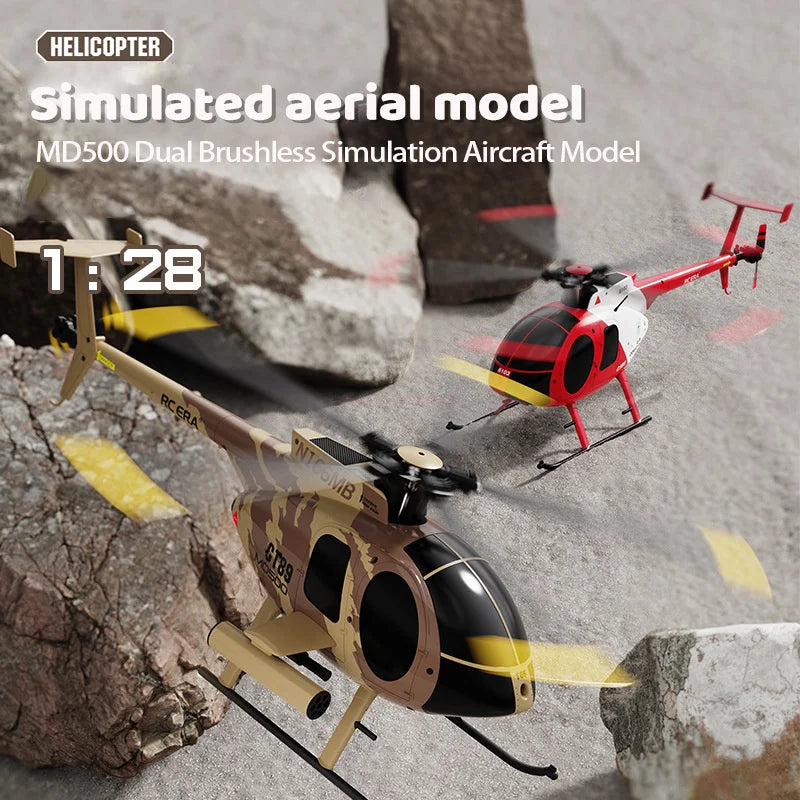 New 1:28 C189 Bird Rc Helicopter Rc Era Md500 Dual Brushless Toyland EU