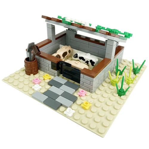 Rural Farm Buildable Toy Set with Stable and Chicken Coop ToylandEU.com Toyland EU