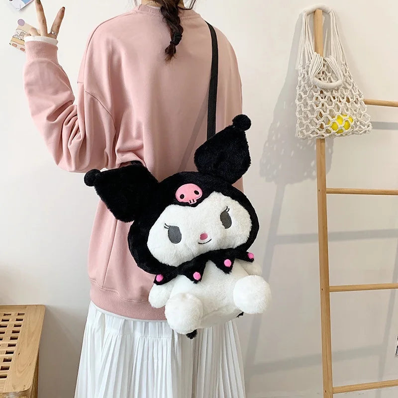 Sanrio Cinnamorol My Melody Kuromi Hello Kitty Plush Bag Anime Kawaii - ToylandEU