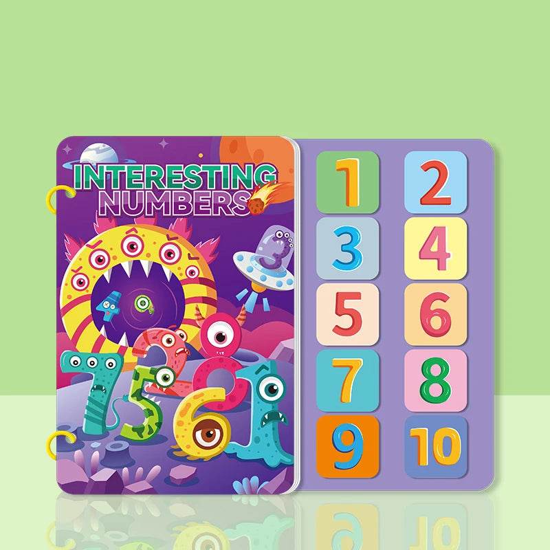 Children Early Education Quiet Busy Paste a Book Baby DIY Puzzle Sticker Montessori Toy Portable Educational Toy Sticker Book - ToylandEU