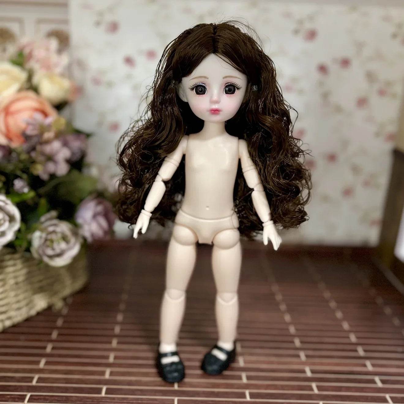 30cm Dolls For Girl Dolls 1/6 Starry Grey Blue Eyes Fashion - ToylandEU