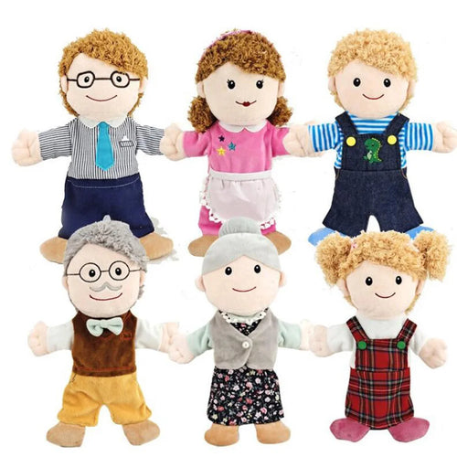 Family Hand Puppet Glove Set - Plush Doll Toy for Kids and Children ToylandEU.com Toyland EU