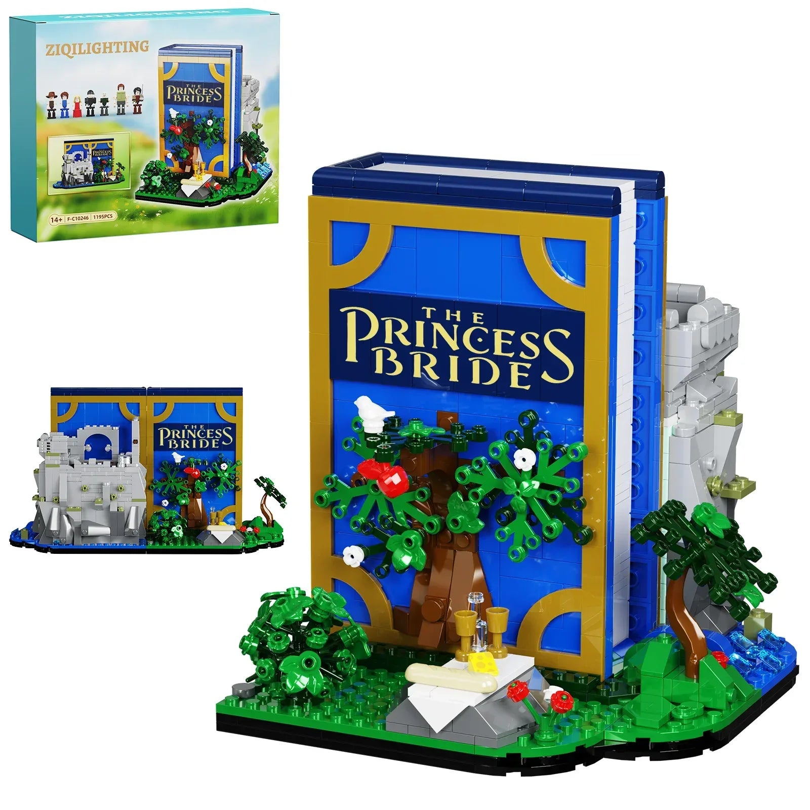 Princess Story Book Building Blocks Set Lego Compatible 3D Diorama - ToylandEU