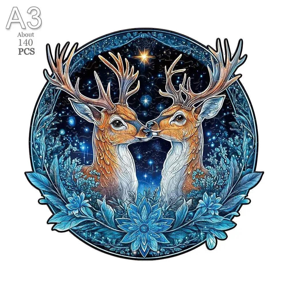 Wooden Puzzle Animal Round Educational Jigsaw For Kids And Adults - ToylandEU