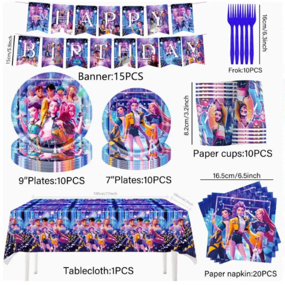 2026 HOT Party Supplies Atmosphere Decoration Purple Laser KPOP Mylar Balloons Party Decoration Foil Balloons - ToylandEU